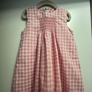 Peggy Green Pink & White Gingham Dress